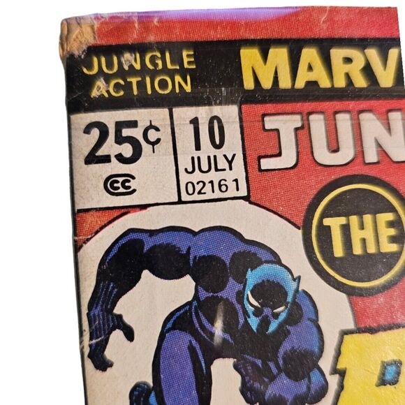 Jungle Action Featuring The Black Panther July #10 1974 Marvel King Cadaver - Picture 3 of 3
